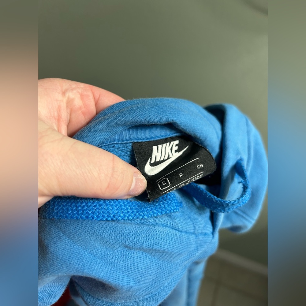 Nike club fleece pullover hoodie blue - Picture 5 of 6